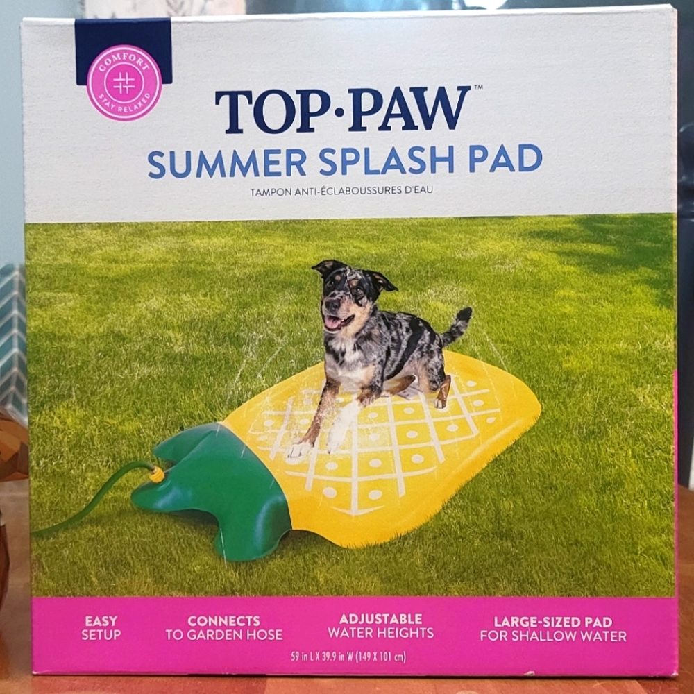 Top-Paw Pineapple Summer Splash Pad ● Unopened, BNIB